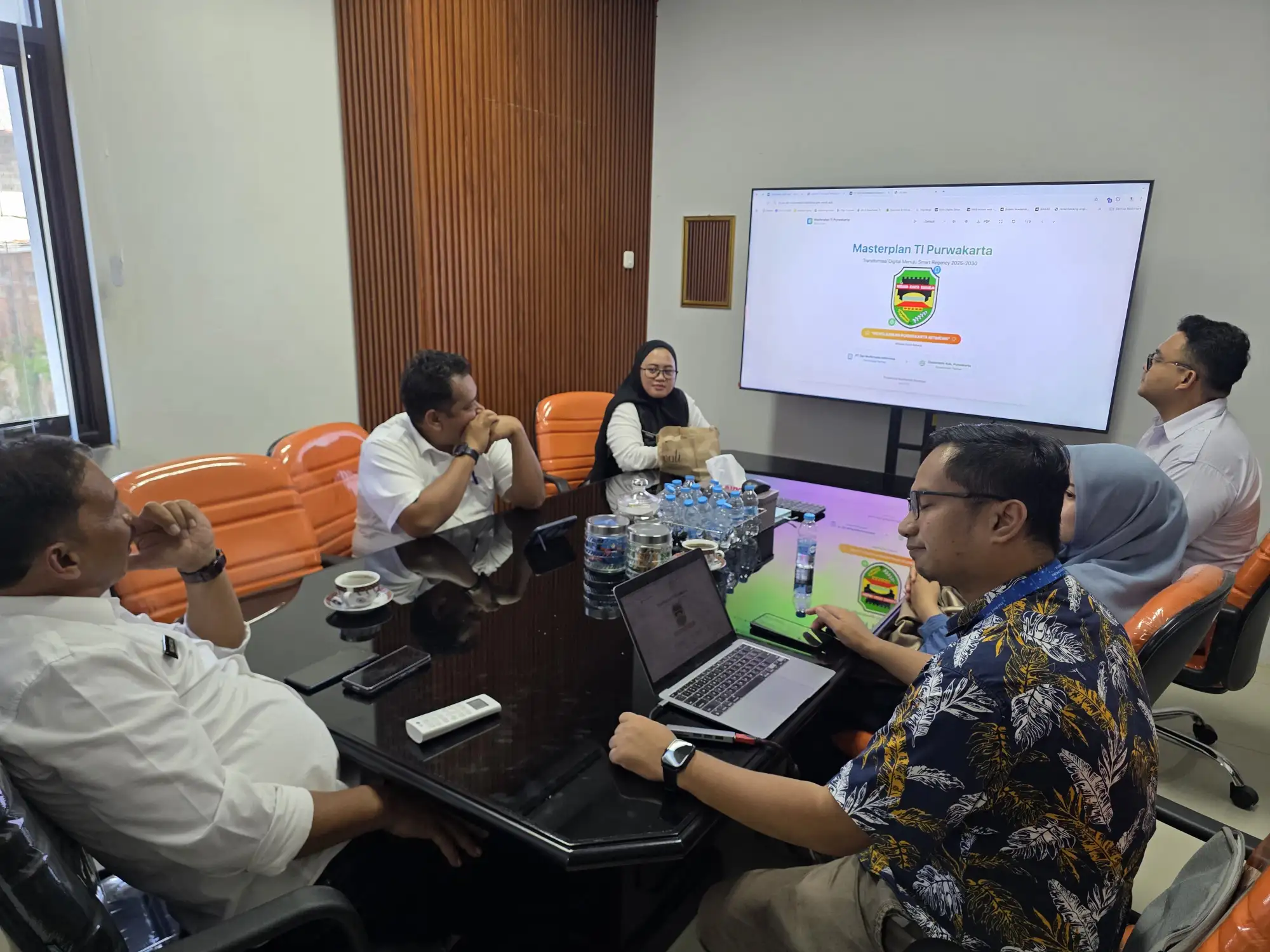 Penyampaian Rencana Masterplan Teknologi Kab. Purwakarta